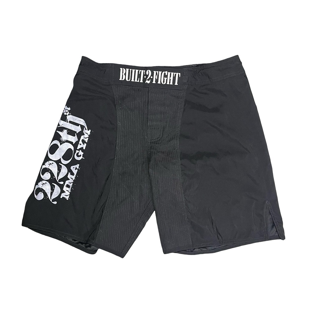 OTM Fight Shop 228th MMA Gym Grappling Shorts Black Mens 34 Built 2 Fight